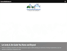 Tablet Screenshot of canmorerealestate.pro
